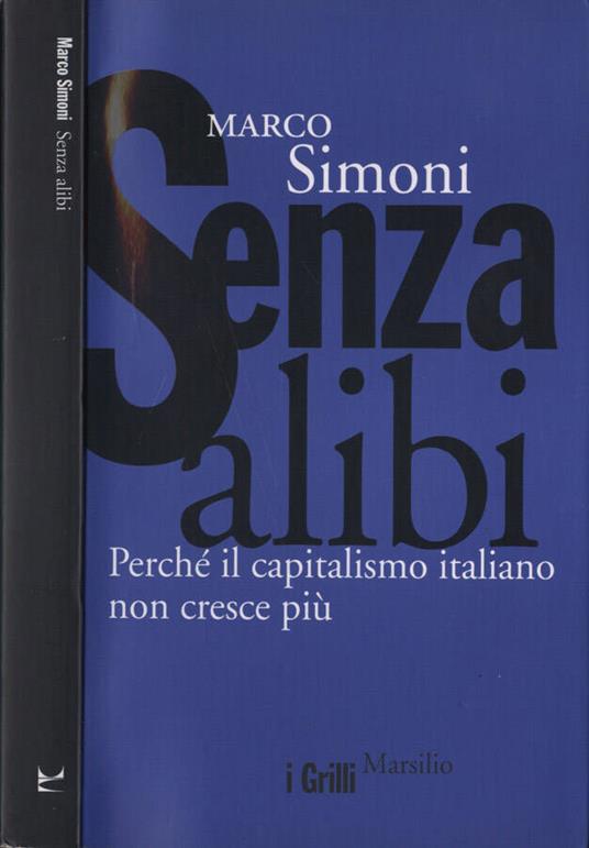 Senza alibi - Marco Simoni - copertina