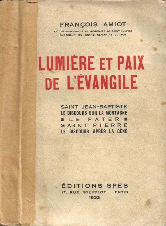 Lumière et Paix de l'Évangile - copertina