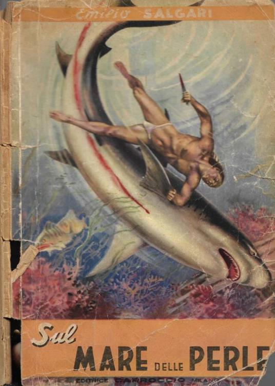 Sul Mare delle Perle - Emilio Salgari - copertina