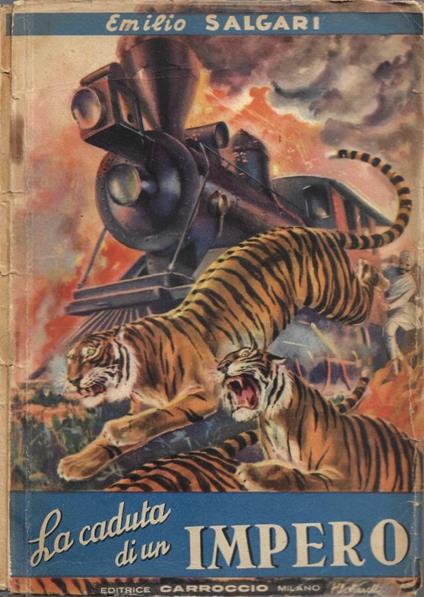 La Caduta di un Impero - Emilio Salgari - copertina