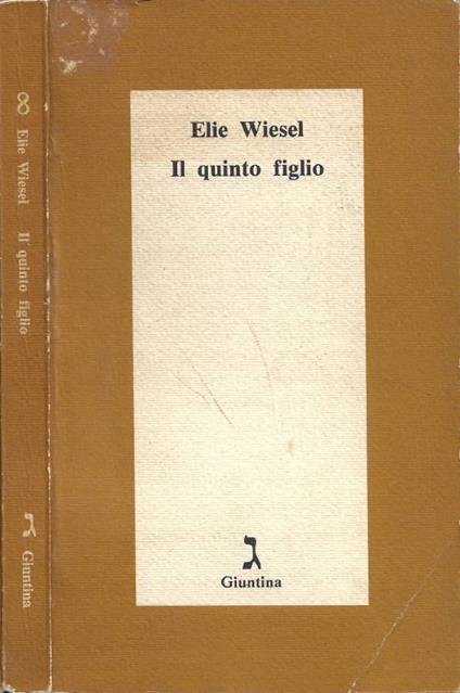 Il Quinto Figlio - Elie Wiesel - copertina