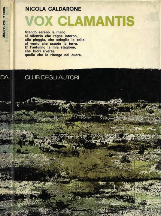 Vox Clamantis - Nicola Caldarone - copertina