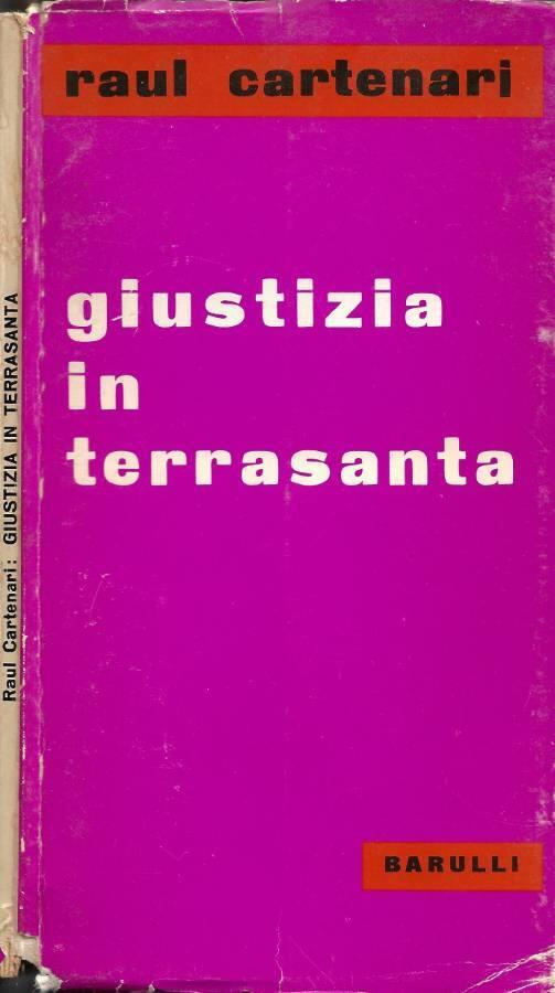Giustizia in Terrasanta - copertina