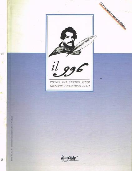 Il 996. Rivista del centro studi Giuseppe Gioachino Belli. N - copertina