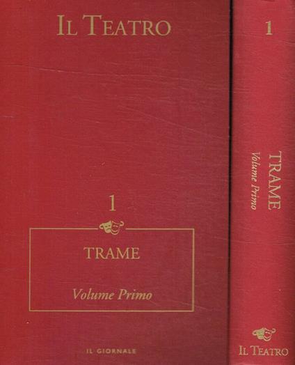 Il teatro. Trame vol.I - copertina