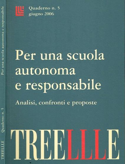 Treellle quaderno n.5, giugno 2006 - copertina
