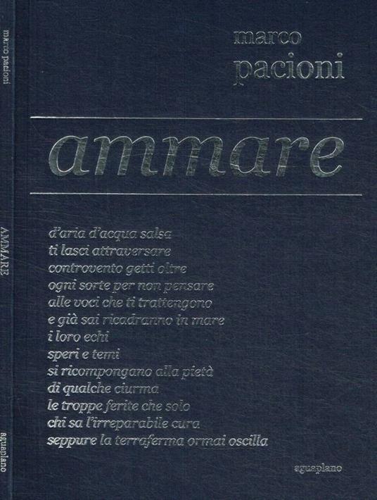 Ammare - Marco Pacioni - copertina