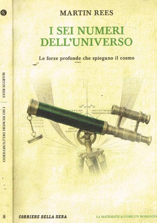 I sei numeri dell'universo - Martin Rees - copertina