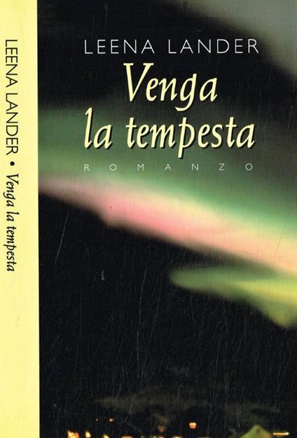 Venga la tempesta - Leena Lander - copertina