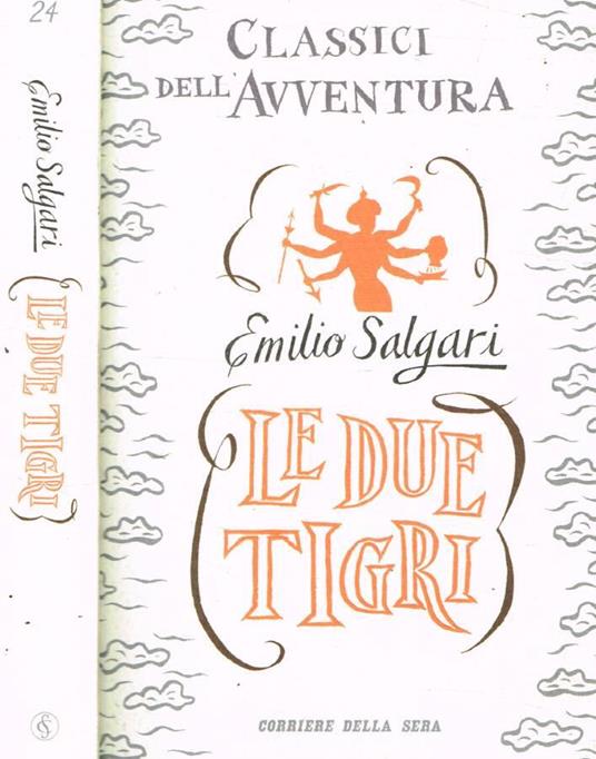 Le due tigri - Emilio Salgari - copertina