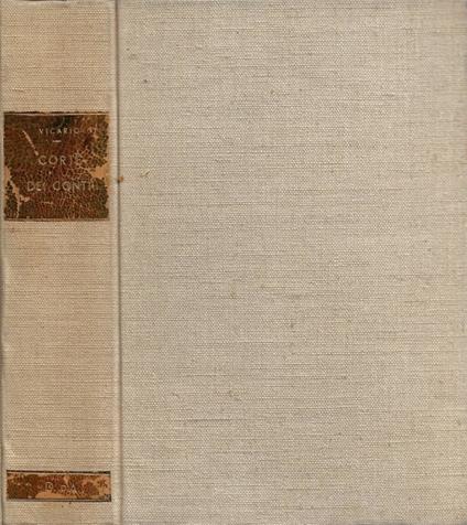 Corte dei Conti - David Vicario - copertina