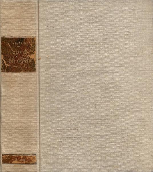 Corte dei Conti - David Vicario - copertina