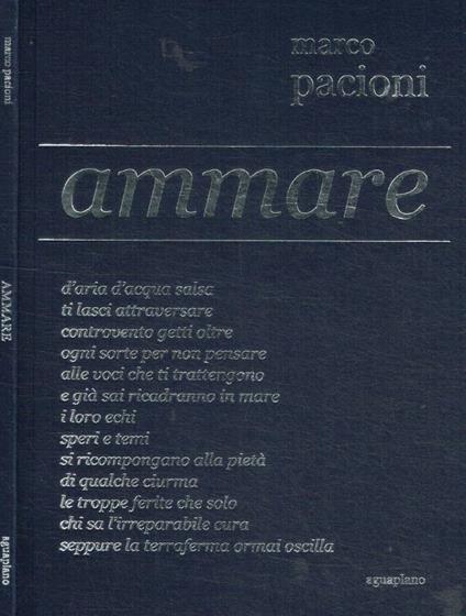 Ammare - Marco Pacioni - copertina
