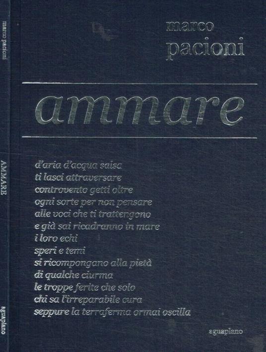 Ammare - Marco Pacioni - copertina