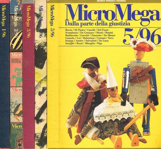 MicroMega 1/96, 2/96, 3/96, 4/96, 5/96 - copertina