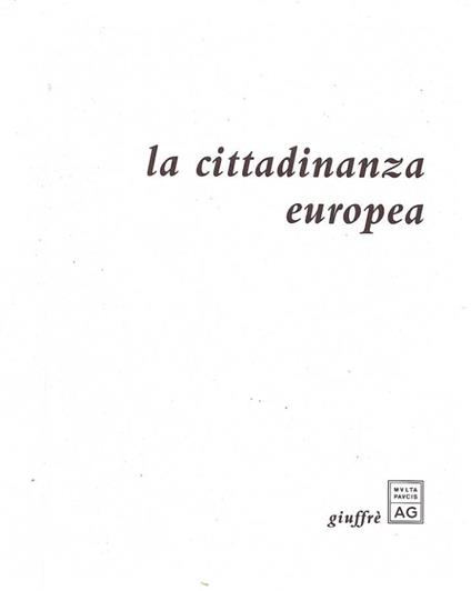 La cittadinanza europea - copertina