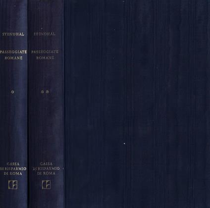Passeggiate Romane. Vol. I - II - copertina