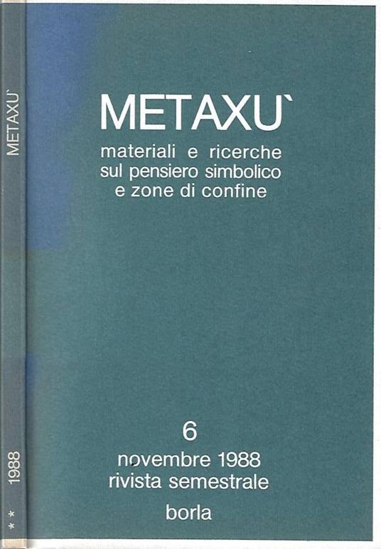 Metaxu' - copertina