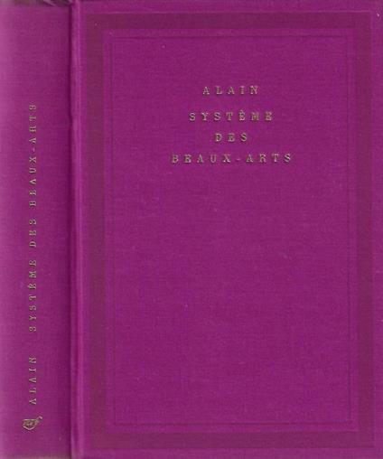 Systéme des beaux arts - copertina