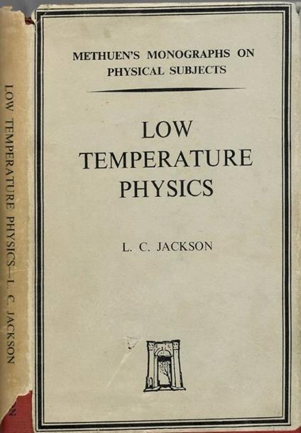 Low temperature physics - copertina