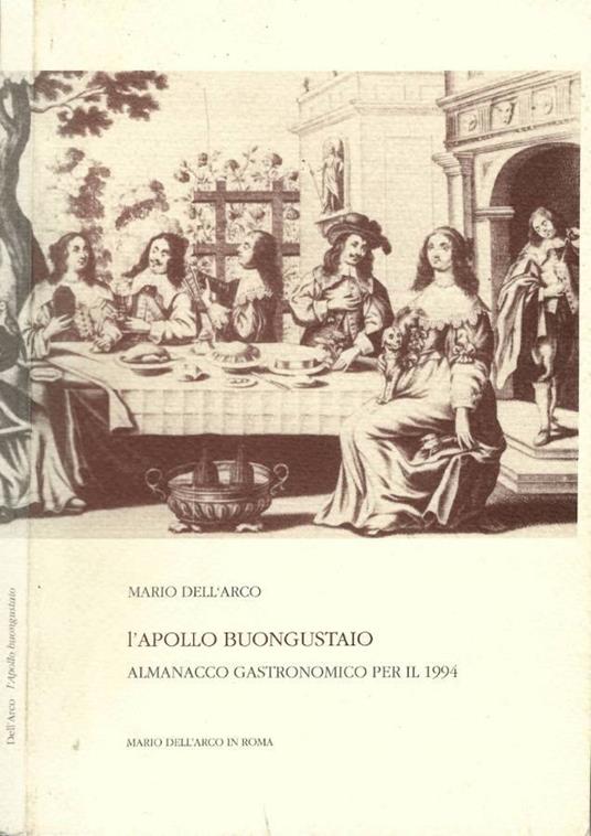 L'Apollo Buongustaio - Mario Dell'Arco - copertina