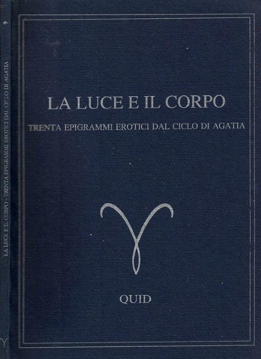La luce e il corpo - copertina