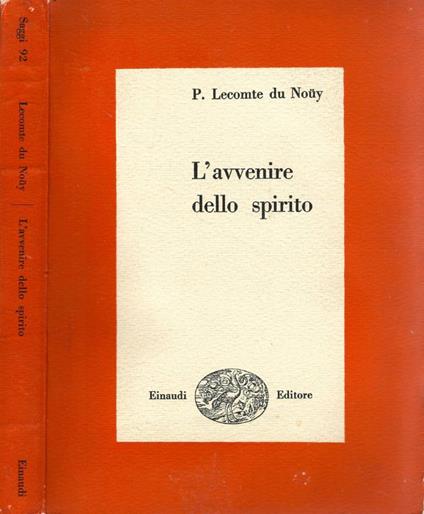 L'avvenire dello spirito - copertina