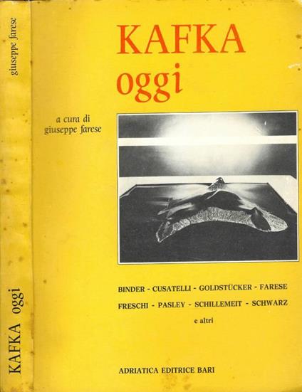 Kafka oggi - copertina