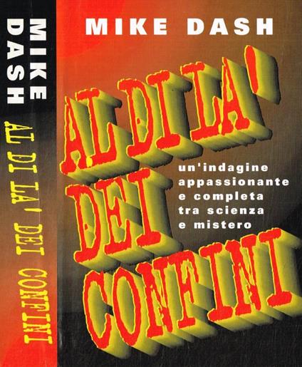 Al di là dei confini - Mike Dash - copertina