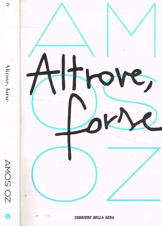 Altrove, forse - Amos Oz - copertina