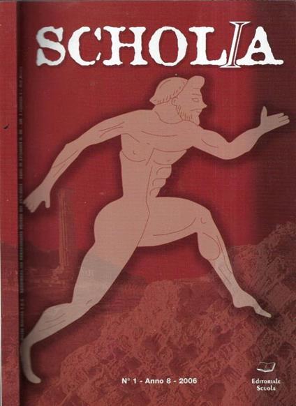 Scholia Anno 8 n. 1 - copertina