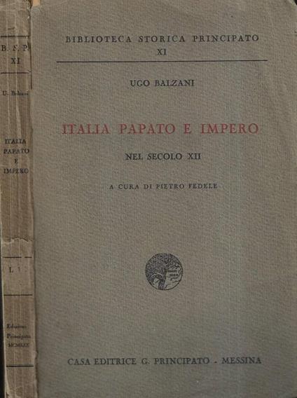 Italia, Papato e Impero - copertina