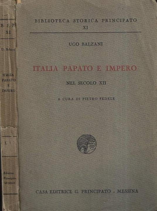 Italia, Papato e Impero - copertina