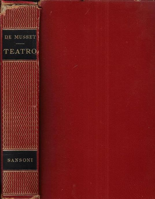 Teatro - Alfred de Musset - copertina