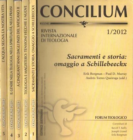 Concilium Anno 2012 - copertina