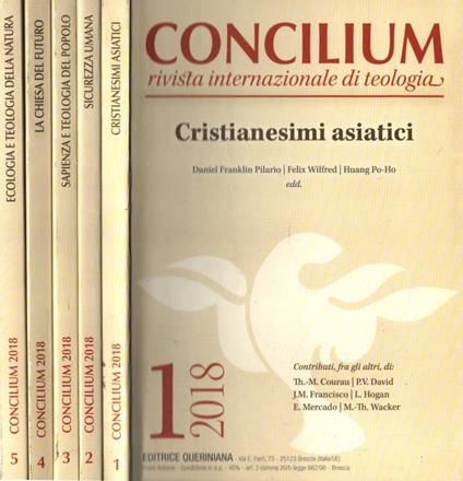 Concilium Anno 2018 - copertina