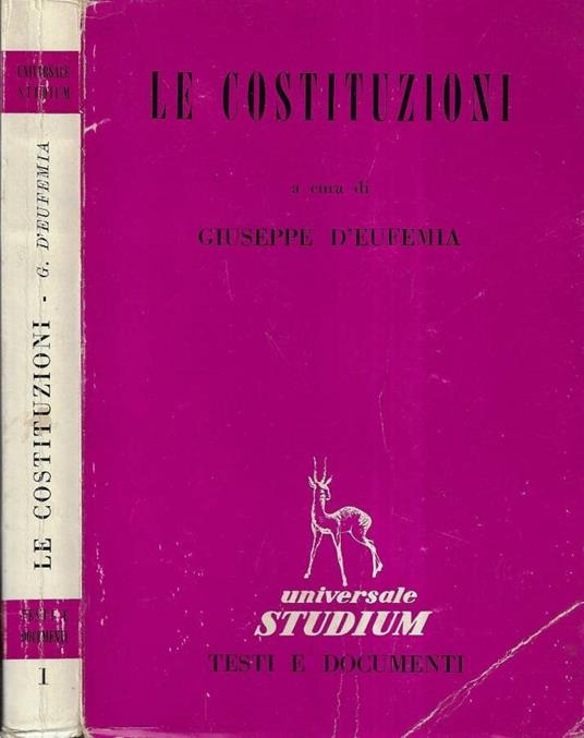 Le Costituzioni - copertina