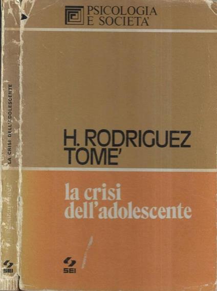La crisi dell' adolescente - copertina