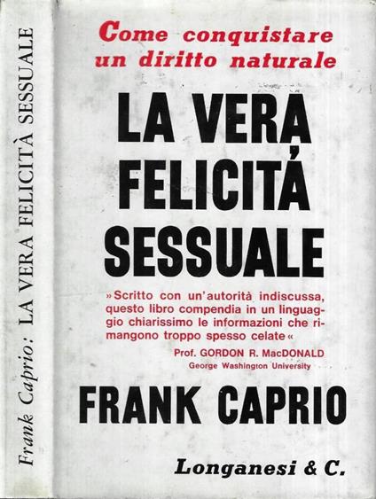 La vera felicità sessuale - copertina