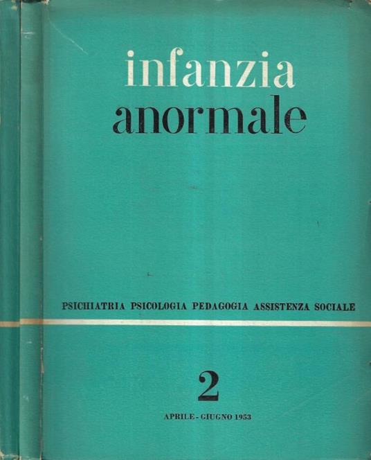 Infanzia anormale nn. 2 - 3 - copertina