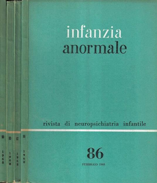 Infanzia anormale nn. 86 - 87 - 89 - 90 - copertina