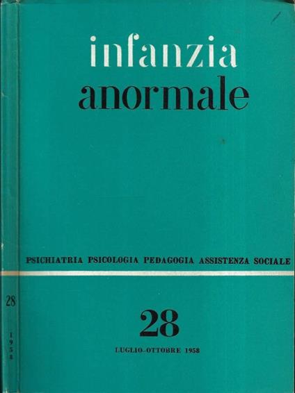 Infanzia anormale n. 28 - copertina
