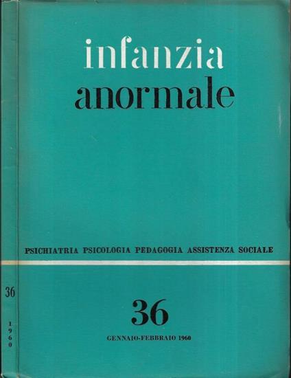 Infanzia anormale n. 36 - copertina