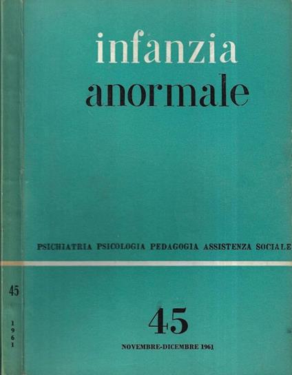 Infanzia anormale n. 45 - copertina