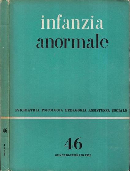 Infanzia anormale n. 46 - copertina