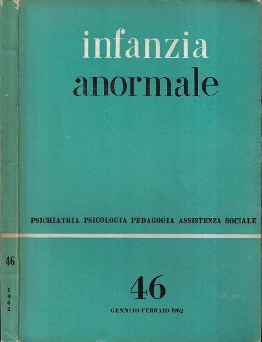 Infanzia anormale n. 46 - copertina