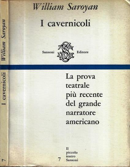 I cavernicoli - William Saroyan - copertina
