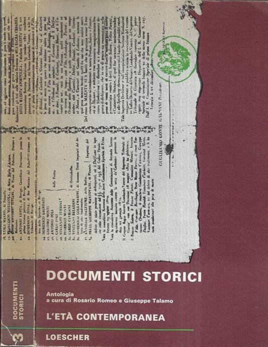 Documenti storici Vol. 3 - copertina