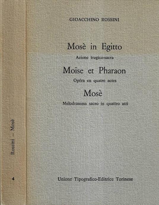 Mosè - Gioacchino Rossini - copertina
