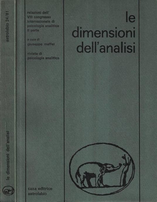 Le dimensioni dell' analisi - copertina